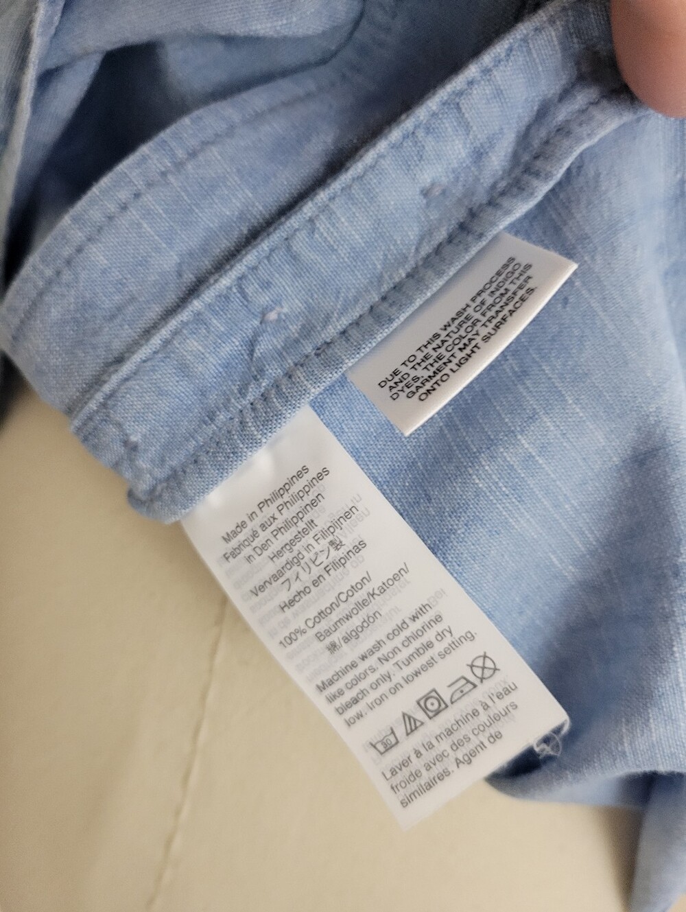 Madewell Indigo Light Blue Square Neck Sleevess Camisole Denim Tank Top - Picture 5 of 5